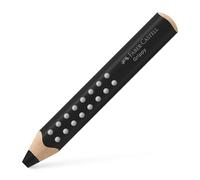 Faber-Castell 110699 Grippy Black Coloured Pencil, 3 in 1 Thick Pencil for Small Children, Ergonomic Jumbo Coloured Pencil