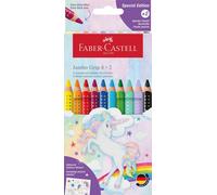 Jumbo Grip Unicorn Colored Pencils 8 Colors + 2 Pastel +