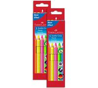 Faber Castell 110994 "Jumbo Grip Neon" Crayons