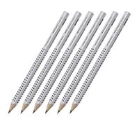 Faber-Castell 111900 Jumbo Grip Pencil Hardness 2 = B (Pack of 6)