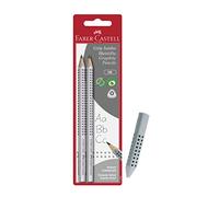 Faber-Castell 111992 Jumbo Grip HB Pencil (2 Pencils Jumbo + Eraser)