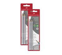 Faber-Castell 111992 Jumbo Grip HB Pencil (Pack of 2, Jumbo Pencil, 2 Packs)