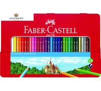 Faber-Castell 115888 Hexagonal Colour Pencil 48 Count (Pack of 1), Colourful