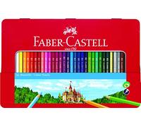 Faber-Castell Classic Colored Pencils Tin Set, 48 Vibrant Colors In Sturdy Metal Case - Premium Children's Art Products