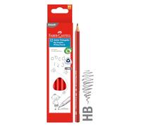 Faber-Castell 116527 Case with 12 Triangular Ecopics Jumbo Size, Multi-Colour