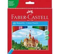 Faber-Castell Classic Colour Pencils, Assorted Colours, Wallet of 48