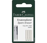 Faber-Castell 131597 Replacement Eraser for Grip 2011 Mechanical Pencil (Pack of 3)