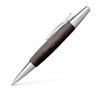 Faber-Castell e-motion Ballpoint Pen - Black Wood and Chrome