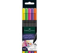 Faber-Castell 151603 fineliner Fine Light Green Orange Pink Violet Yellow 5 pc(s)