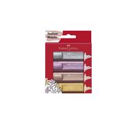 Faber-Castell 154640 Highlighters, Metallic, 1,6 x 11,8 x 15,2 cm