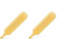 Faber-Castell 154667 TEXTLINER 1546 Pastel Highlighter 3 line thickness: 5 mm, 2 mm and 1 mm. Pastel color: Vanilla, 1 Piece (Pack of 2)