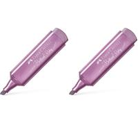 Faber-Castell 154691 Kit Highlighter Metallic, Textmarker, Textliner 1546 (Pack of 2)