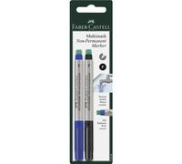 Faber Castell 159599 "Multimark" Non-Permanent F Marker (Pack of 2)