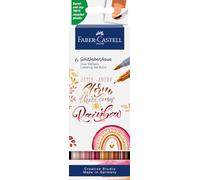 Faber-Castell Creative Studio Goldfaber Aqua Dual Marker, Boho, Wallet Of 3, For Art, Craft, Drawing, Sketching, Home, School, University, Colouring