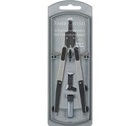 Faber-Castell 174014 Quick Set Compass Jointed 4 mm Peg Silver