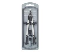 Faber-Castell 174035 Quick Set Compass with Hinges Silver/Black