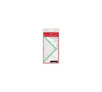 Faber Castell 177090 ? Set Square with Handle, Large transparent