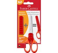 Faber-Castell 181550 Grip School Scissors - Red