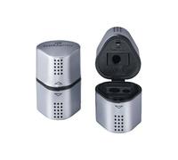 Faber-Castell 183800 Triple hole canister sharpener Silver Contain...