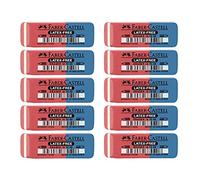 Faber-Castell 205001 Eraser Latex- Ink/Lead 187040 Pack of 10