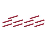 Faber-Castell 187101 Triangular Eraser Grip 2001 (10 x Red)