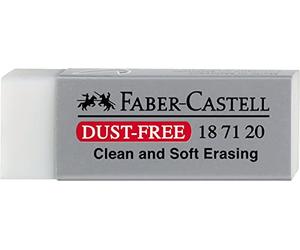 Faber-Castell 187120 - Gum Dust-Free, plastic, white, 1 piece