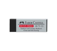 Faber-Castell Dust-Free Plastic rubbers, Pack of 3, Black
