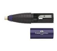 Faber-Castell Eraser Sharpener Twist 2-in-1 Red/Blue Single