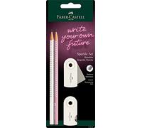 Faber-Castell 2 Pencil Set - Sparkle Coconut Milk/Rose Shadows, White, 218481