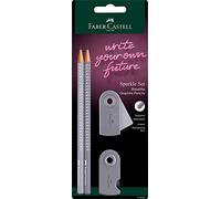 Faber-Castell Pencil Set – Sparkle Dapple – 2 pencils – Grey / Coconut Milk
