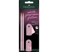 Faber-Castell 2 Pencil Set - Sparkle Rose Shadows/Dapple Grey 4 Piece Set Pink 218480
