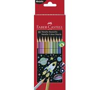 Faber-Castell 201583 Metallic Colour Pencil (Pack of 10)