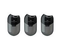 FABER-CASTELL 205005 Double Sharpener 183500, Case Colour: Black/Transparent, Pack of 3