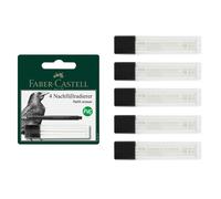 Faber-Castell 205267 Replacement Eraser Precision Eraser Pen, 20 Refill Erasers