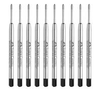 FABER-CASTELL 205270 - Ballpoint Refill XB, 10 Refills with Large Capacity Document Proof, Writing Colour Black