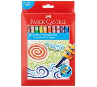 Faber-Castell 24 Twistable Wax Crayons