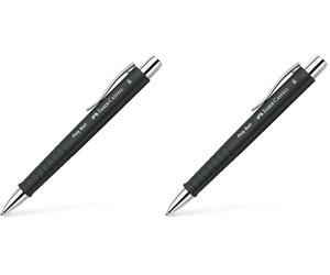 Faber-Castell 241153 Blue 1pc(s) ballpoint pen Poly Ball XB- ballpoint pens (Blue, Black) (Pack of 2)