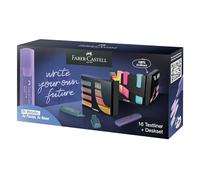 Faber Castell 254603 Metallic & Neon Precision Chisel Tip Pastel Felt Pen 16 Units