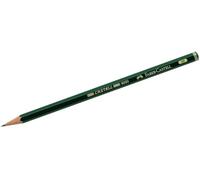 Faber Castell 2B 119002 (S) - Pencil 2B Hexagonal - Green (Pack of 12) (S)