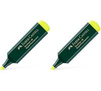 Faber-Castell 48-07 Textliner - Yellow (Pack of 2)