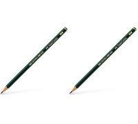 Faber-Castell 7B 9000 Lead Pencil - Black (Pack of 2)