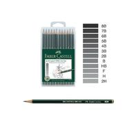 Faber-Castell 9000 Art Set, 12 x Pencils In a Stylish Tin
