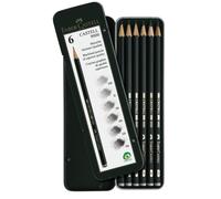 Faber-Castell Faber Castell 9000 Castell Graphite Pencil Tin Of 6