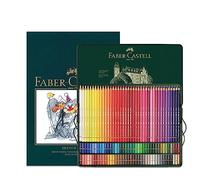 Faber-Castell A4 Sketch Pad & Tin Of 120 Polychromos Artists Colouring Pencils - Art Set For Adult Colouring Books, Craft Supplies, Drawing, Sketching, Lightfast Pencils, Schools, Home, College…
