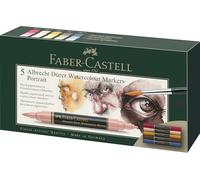 Faber-Castell 160307 paint marker Brown, Cyan, Light pink, Pink, Yellow 5 pc(s)