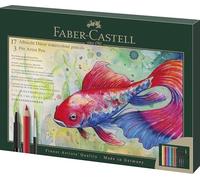 Faber-Castell Albrecht Dürer & Pitt Pen Gift Set, 21 Piece Set, Drawing, Colouring, Paint, Paint Brush, Sketch, Pencils, Pens, School & Office, Artist Supplies. Art Product, Paper Pad, Sketchbook