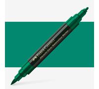 Faber-Castell Art & Graphic Albrecht Dürer Watercolour Marker, Dark Phthalo Green, Single Watercolour Marker, For Art, Craft, Drawing, Sketching, Home, School, University, Colouring