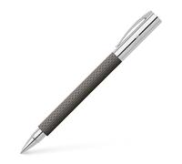 Faber-Castell Ambition 147056 Roller Ball Pen, high-Grade Resin, Black/Sand Colour