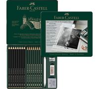 Faber-Castell Graphite Pencil Pitt Mat - 8pcs. and 9000 8pcs. in tin