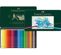 Faber-Castell Art & Graphic Albrecht Dürer Watercolour Pencil, Multicoloured, Tin of 36, Art, Craft, Drawing, Sketching, Home, School, University, Colouring